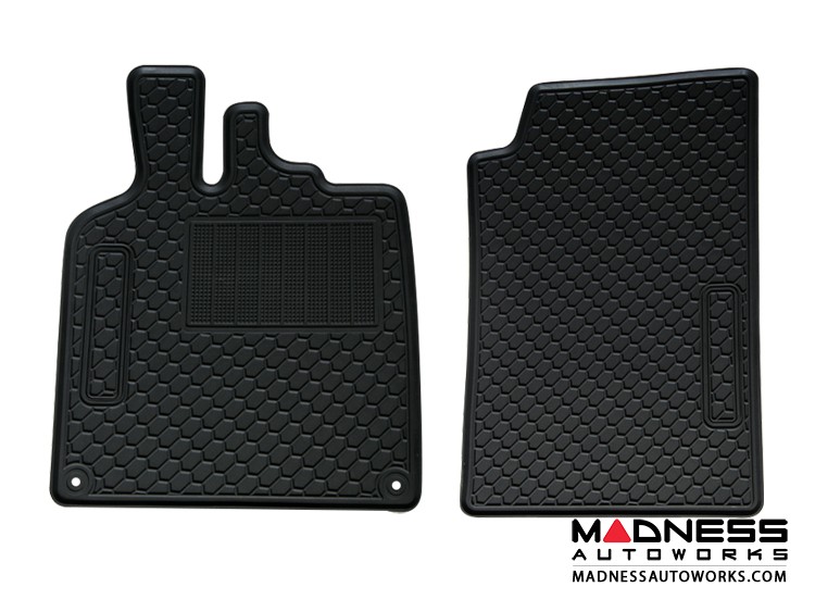 smart fortwo Floor Mats All Weather Rubber 451 model Deluxe Version